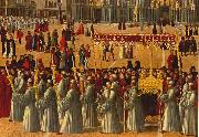 BELLINI, Gentile Procession in Piazza S. Marco (detail) ll95 oil painting picture wholesale
